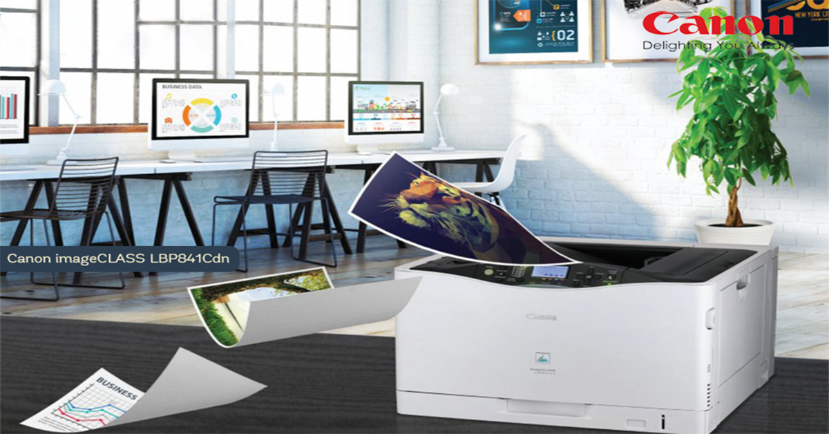 Canon imageCLASS LBP841Cdn: Máy in laser màu A3 cho doanh nghiệp