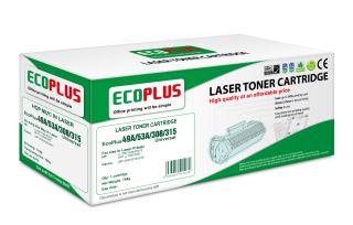 Mực in EcoPlus 308, Laser trắng đen dùng cho máy in canon