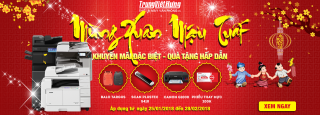 Khuyến mãi máy photocopy mừng Xuân Mậu Tuất 2018